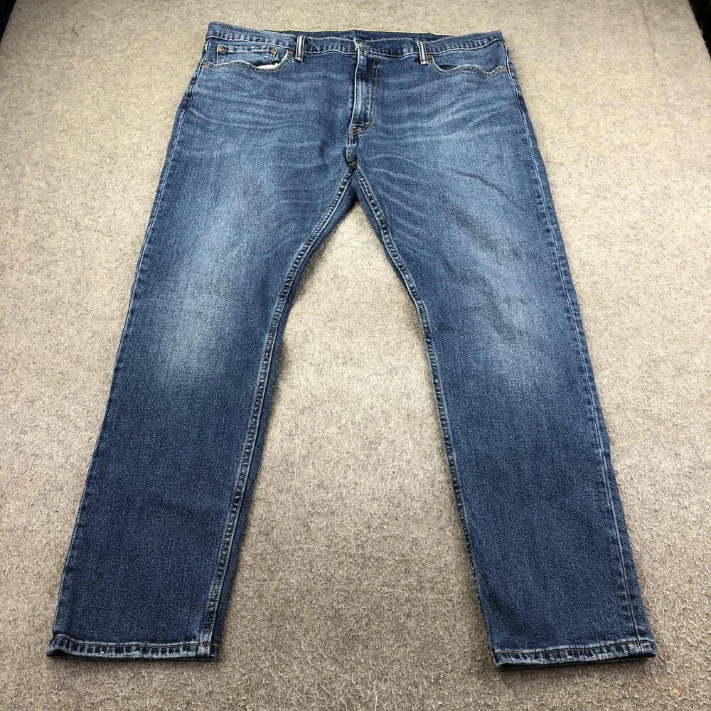 Levis 512 Jeans Mens 40x32 Blue Medium Wash Regular Straight Denim Pants Casual